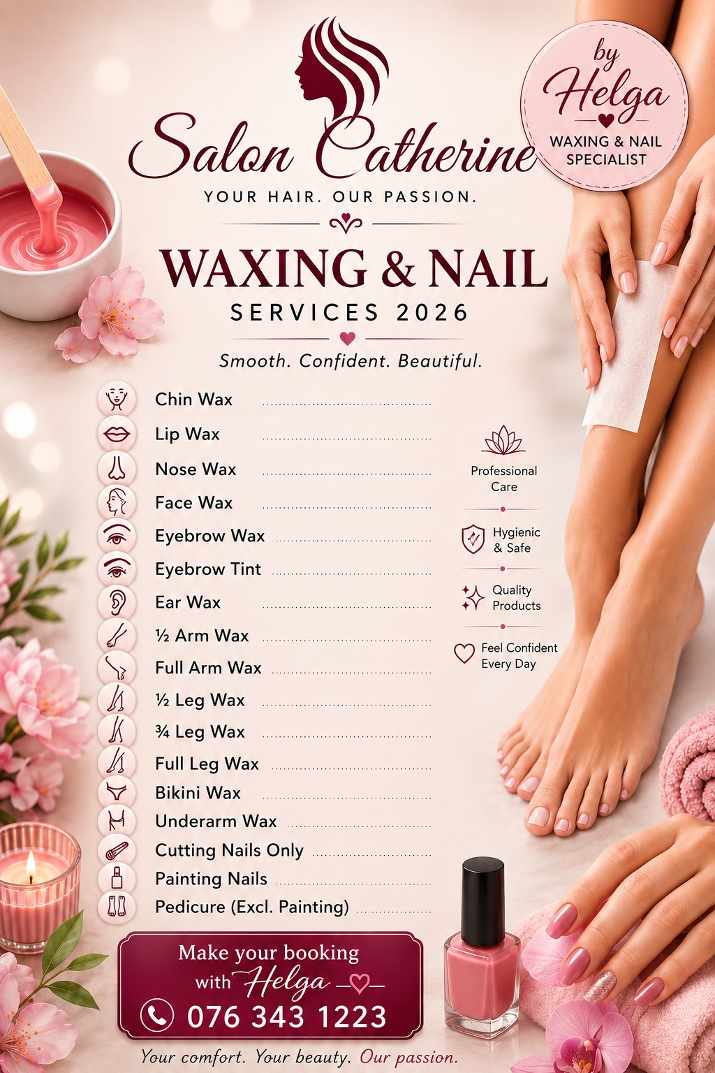 Salon Catherine Waxing and Nail Services by Helga